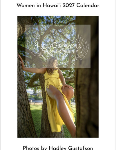"Women in Hawai'i" 2027 Calendar Photography by Hadley Gustafson. ONE COPY ONLY.
