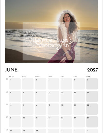 "Women in Hawai'i" 2027 Calendar Photography by Hadley Gustafson. ONE COPY ONLY.