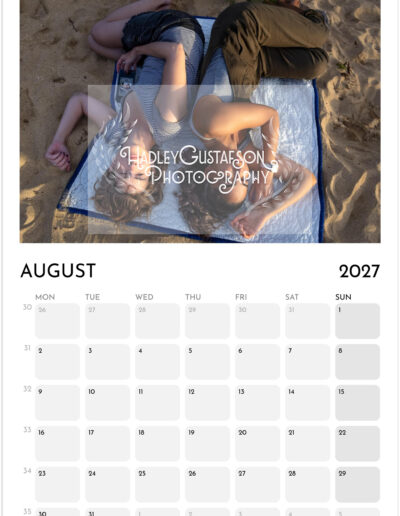 "Women in Hawai'i" 2027 Calendar Photography by Hadley Gustafson. ONE COPY ONLY.